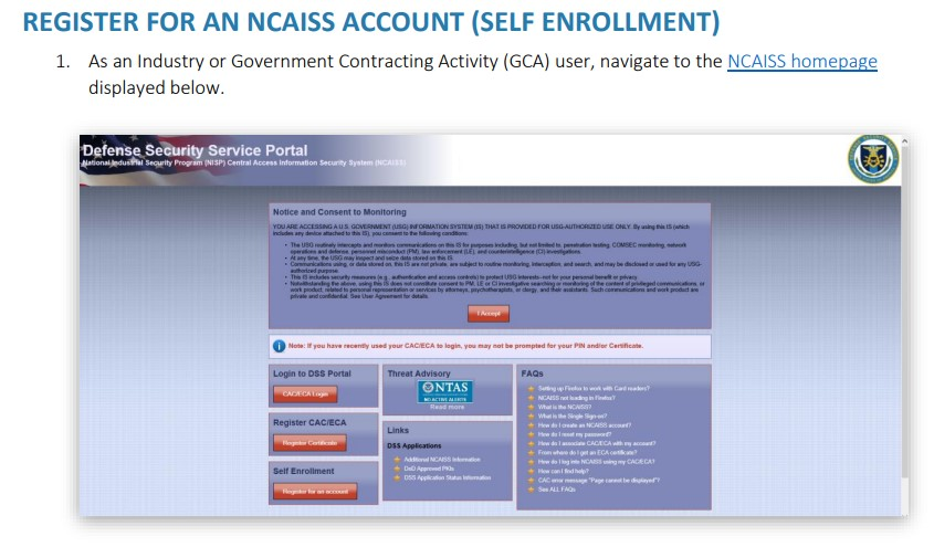 The NCAISS Dashboard