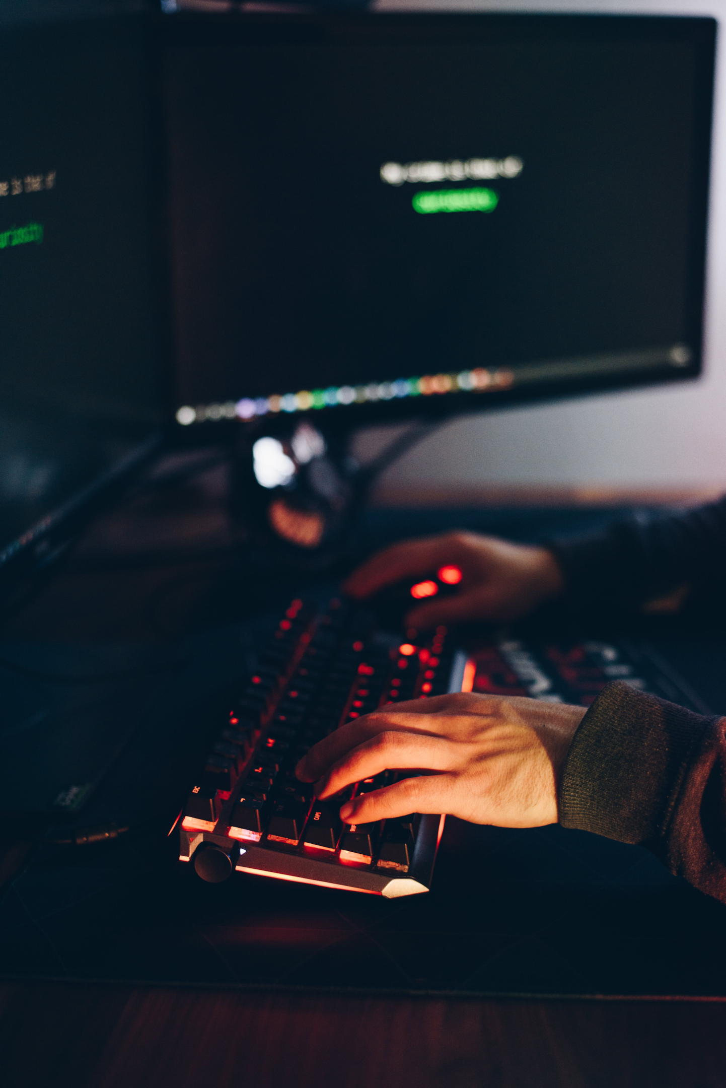 on computer